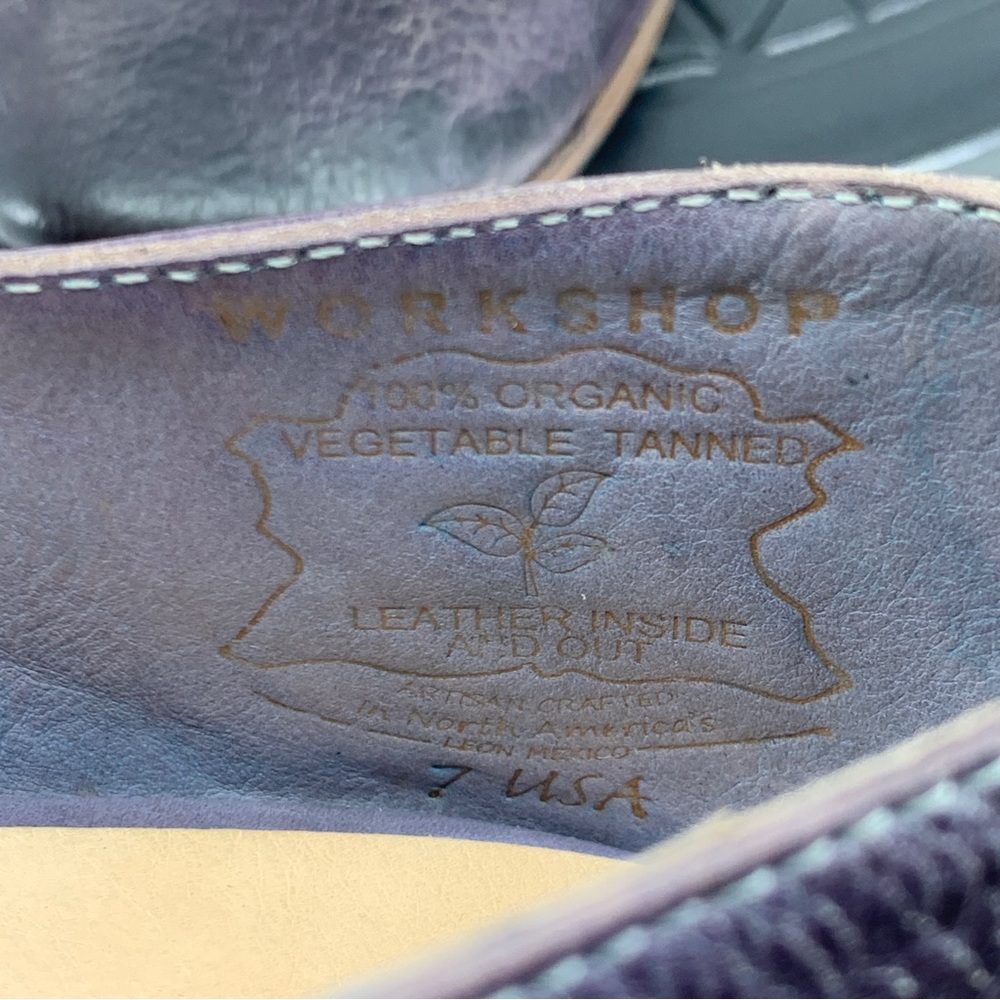 Bed Stu Women's Purple Leather Flats - Picture 8 of 10